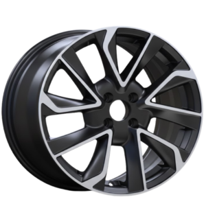 15" Black + Machined Face Mag Wheel – DX381