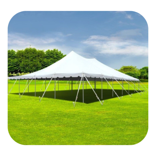 9m x 15m Peg and Pole Tent