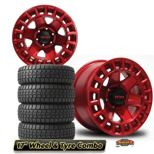 17" 6x139 4x4 RED 4X4 WHEEL & TYRE COMBO