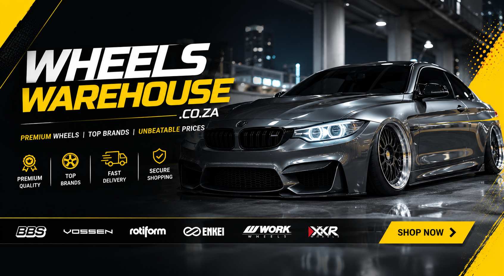 Wheels Warehouse premium wheels, top brands and unbeatable prices