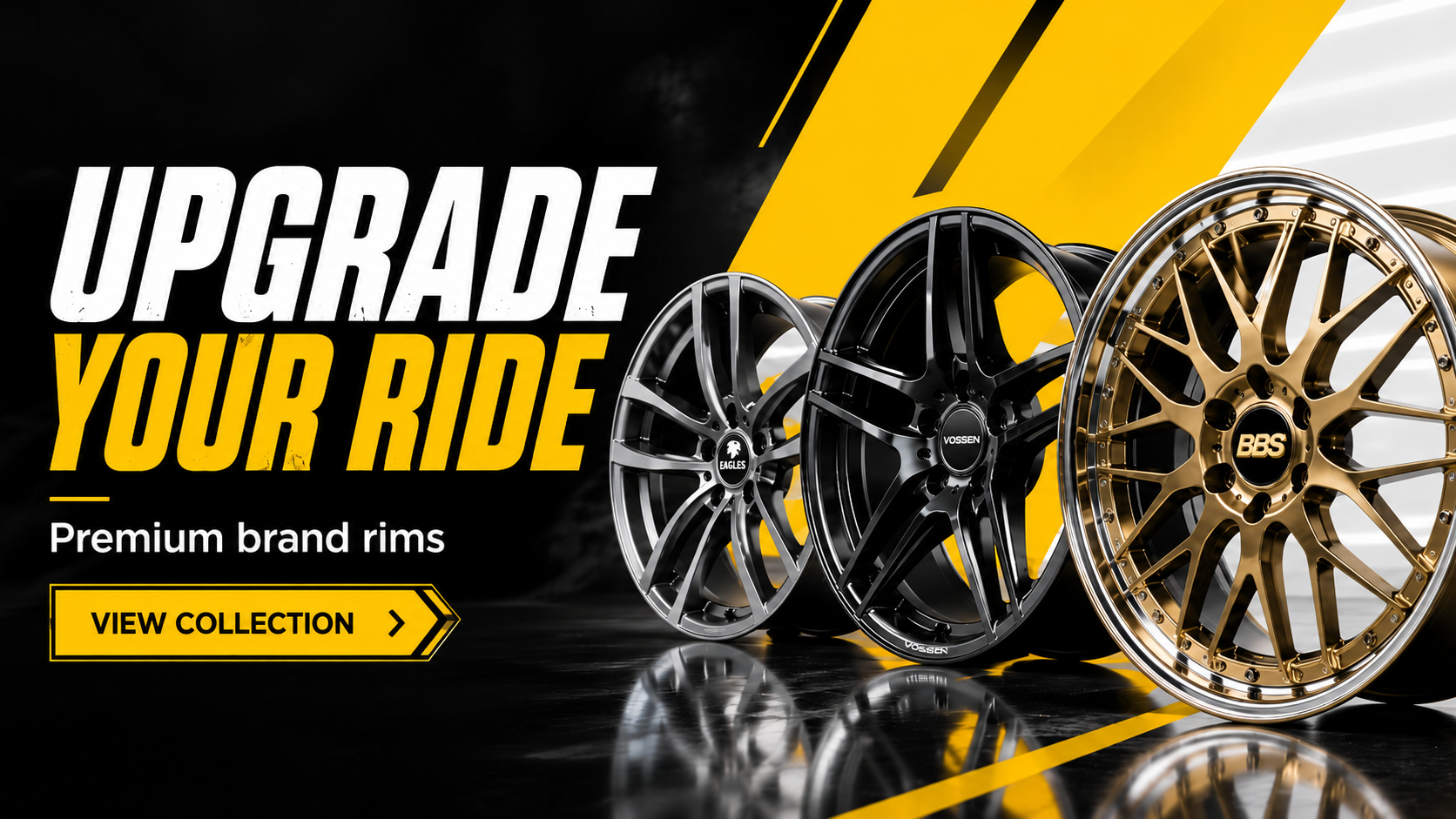 Upgrade your ride with premium brand rims