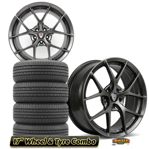 17″ 5×100 BBS-FIR STYLE WHEEL & TYRE COMBO