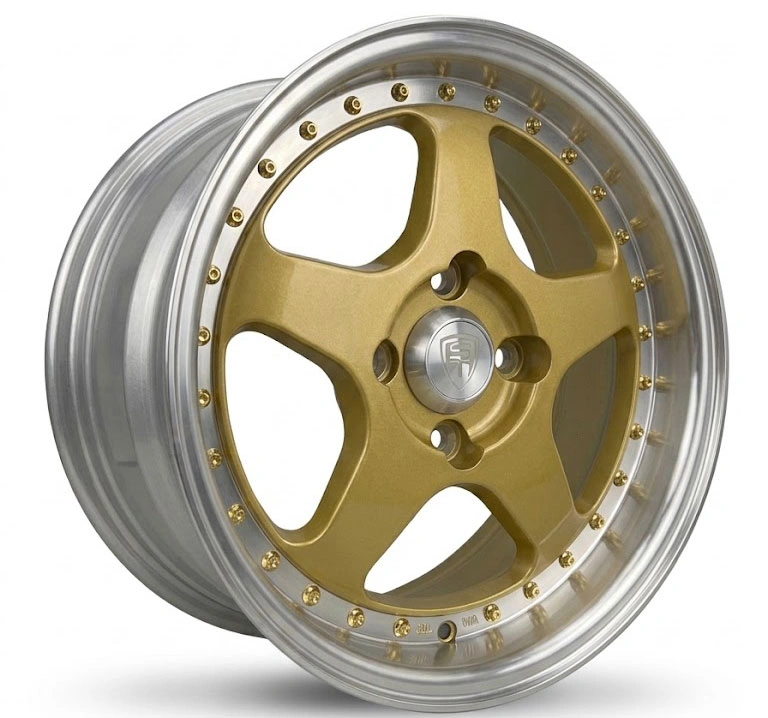 14" 4x100 VS EQUIP 5 STAR STYLE WHEEL & TYRE COMBO - Image 2