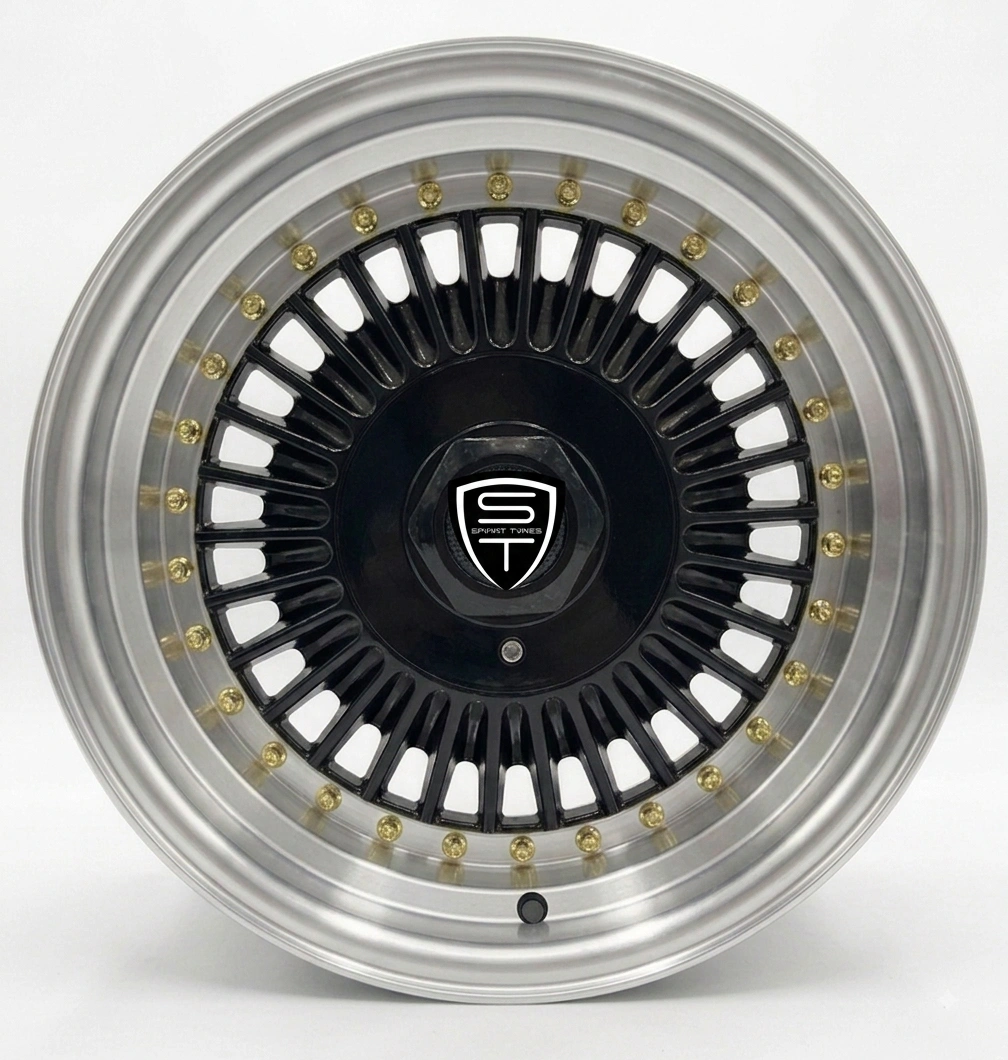 15" 4X100/114 E30 TURBO STYLE DEEP DISH WHEEL & TYRE COMBO - Image 2