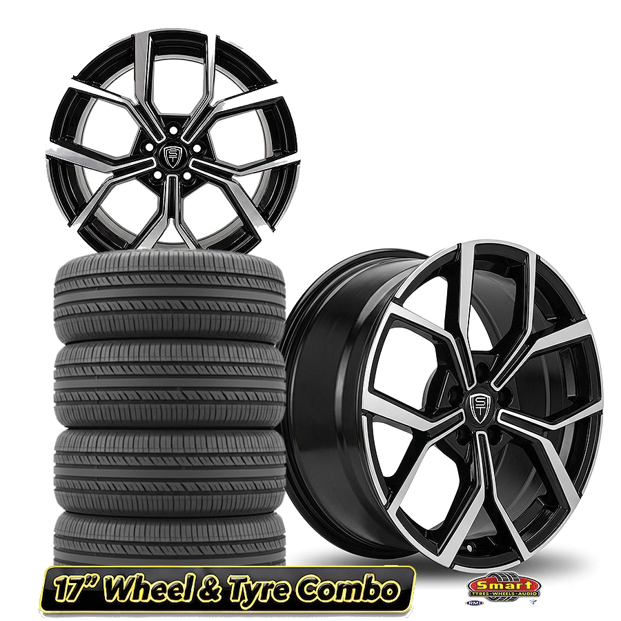 17" 5x100 POLO CLUBSPORT STYLE WHEEL & TYRE COMBO