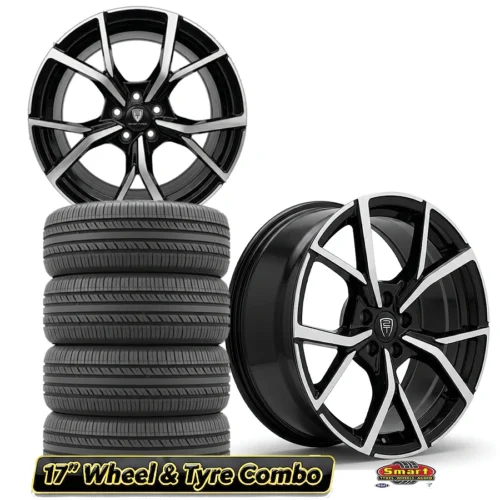 17″ 5×100 POLO G8R STYLE WHEEL & TYRE COMBO
