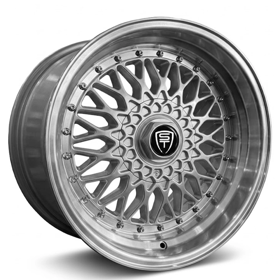 17" POLO 5x100 BBS RS STYLE STAGGERED WHEEL & TYRE COMBO - Image 2