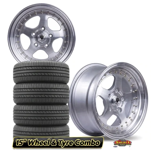 15″ 5X120 SPOKE EQUIP STYLE DEEP DISH WHEEL & TYRE COMBO