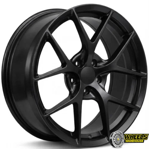 18″x8.5 5X100 YZTV17 MAG WHEEL SET HYPER BLACK