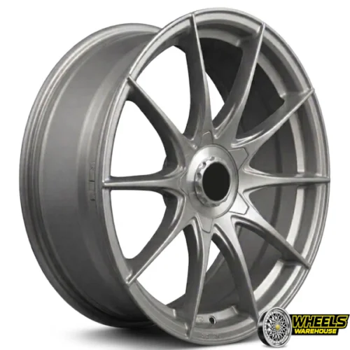 18″x8 5X100 YZTV55 MAG WHEEL SET SILVER