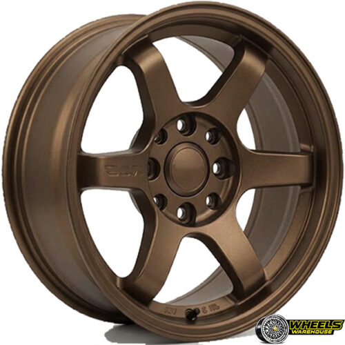14″x5.5 4X100/4X114 YZTV105 MAG WHEEL SET BRONZE