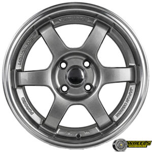 14"x5.5 4X100/4X114 YZTV107 MAG WHEEL SET MATT GUNMETAL