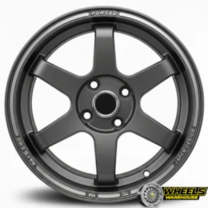15"x6.5/7 4X100 DX008 MAG WHEEL SET GUN GREY+LINE