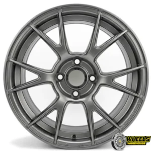 15"x7.0 4X100 DX149 MAG WHEEL SET HYPER BLACK