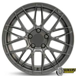 15"x7.0 4X100/4X114 YZTV24-DX088-OYTAH019 MAG WHEEL SET HYPER BLACK