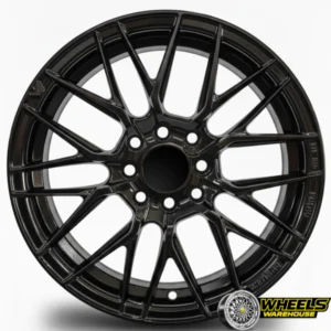 15"x7.0 4X100/4X114 DX088-OYTAH022 MAG WHEEL SET BLACK