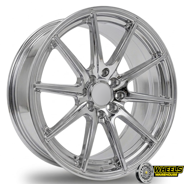 15"x7 4X100/4X114 YZTMCB59 MAG WHEEL SET FULL CHROME