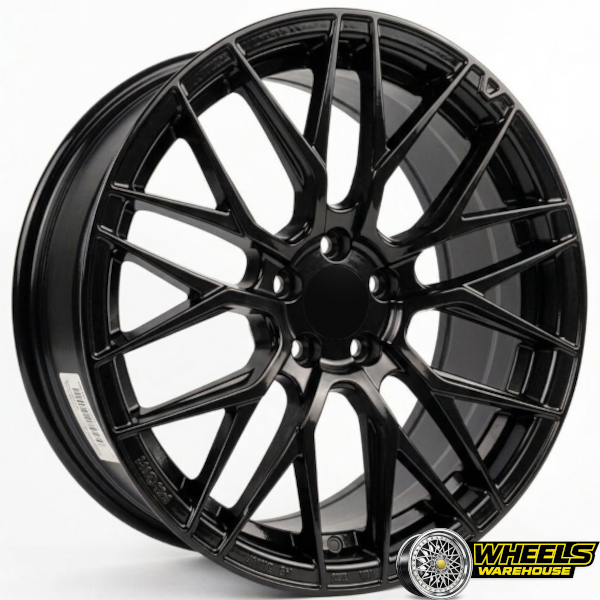 16"x7 4X100/4X114 DX088 MAG WHEEL SET BLACK