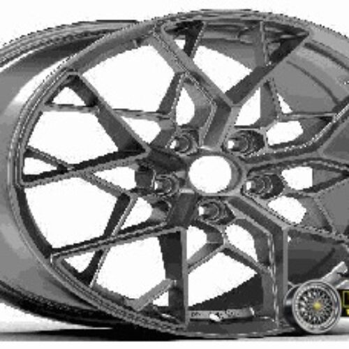 16″x7 5X100 DX552 MAG WHEEL MATT BLACK