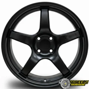 17"x7.5 4X100 DX015 MAG WHEEL SET MATT BLACK