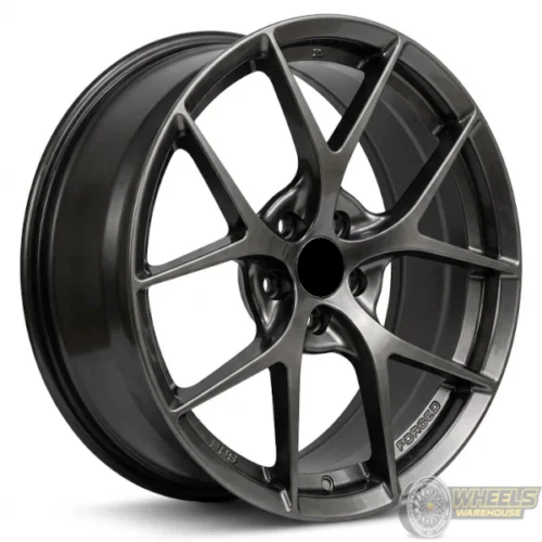 17″x7.5 5X100 YZTV13 MAG WHEEL SET HYPER BLACK