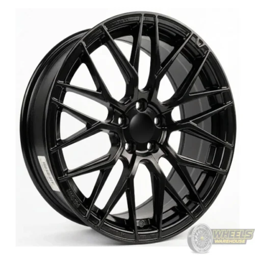 17″x8 5X100 YZTV34 MAG WHEEL SET BLACK