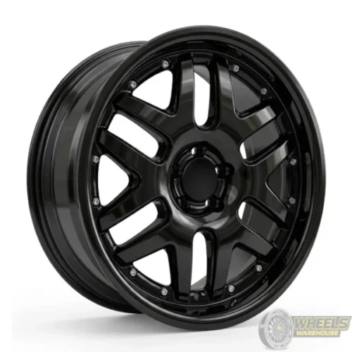 17″x8.5 5X100 YZTV3 MAG WHEEL SET BLACK