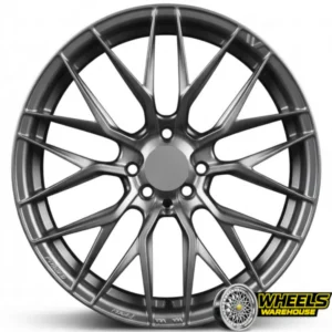 17"x8 4X100/4X114 YZTV40 MAG WHEEL SET HYPER BLACK