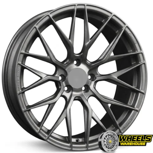 17″x8 4X100/4X114 YZTV40 MAG WHEEL SET HYPER BLACK
