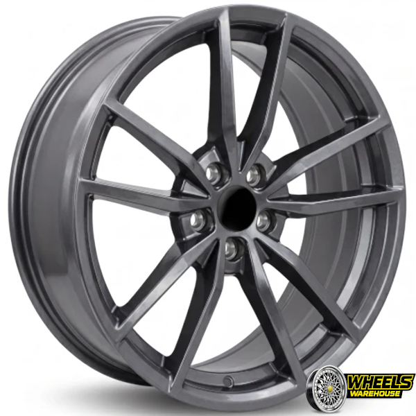17"x7.5 5X100 OYR449 MAG WHEEL SET GUNMETAL